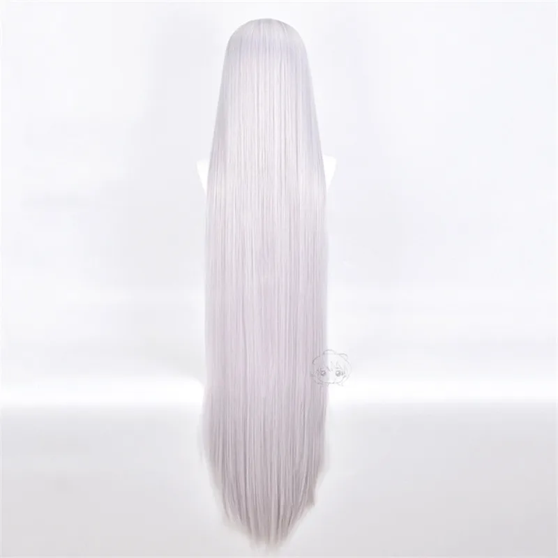 Парик для косплея из аниме Моя геройская Академия длинный серебристо-серый парик