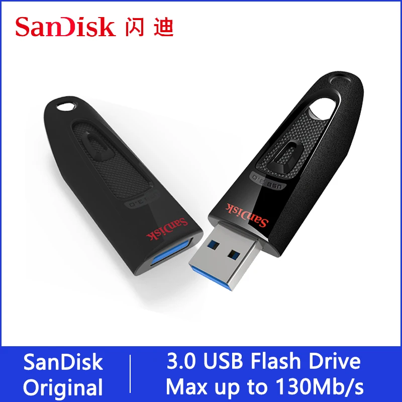 Флэш накопитель Sandisk USB 3 0 флешка на 128 ГБ 64 32 256 ГБ|USB флэш-накопители| |