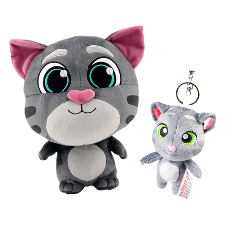 Мягкая Плюшевая Кукла + брелок кошка милые игрушки том Кот говорящий и Друзья