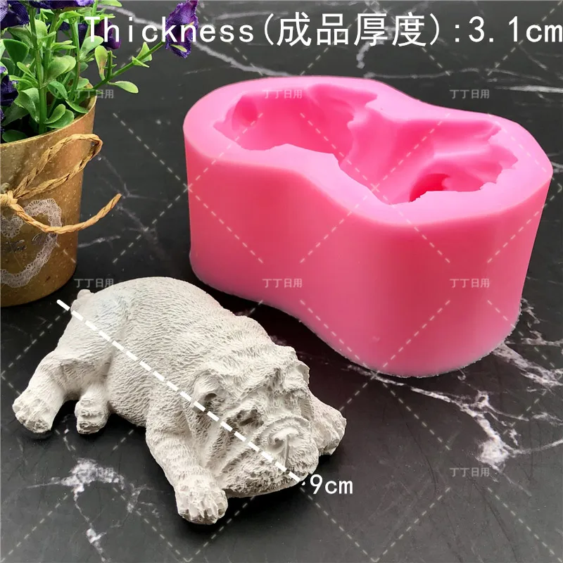 No.15 Много видов животных Собака Панда Обезьяна Кролик 3D мусс силиконовая форма для помадки торт украшения из выпечки конфеты шоколадные Инструменты гипсовая глина - Цвет: No.15
