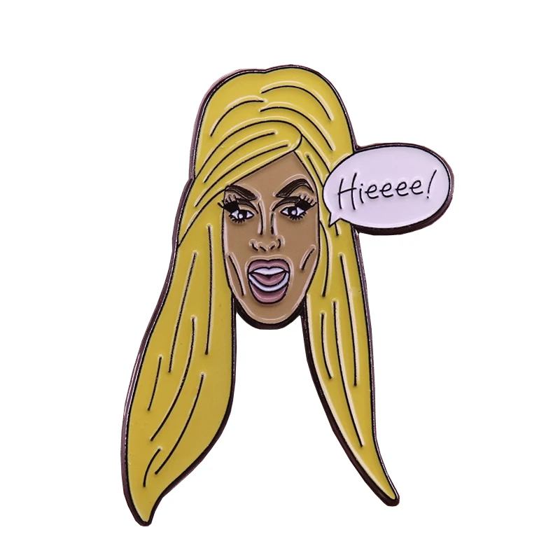 Эмалированная брошь Аляска drag queen queer для геев гордостей забавная речь