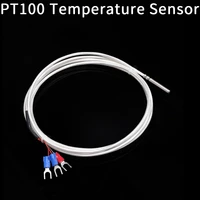 304 stainless steel three wire waterproof pt100 pt1000 temperature sensor probe thermal resistance temperature transmitter