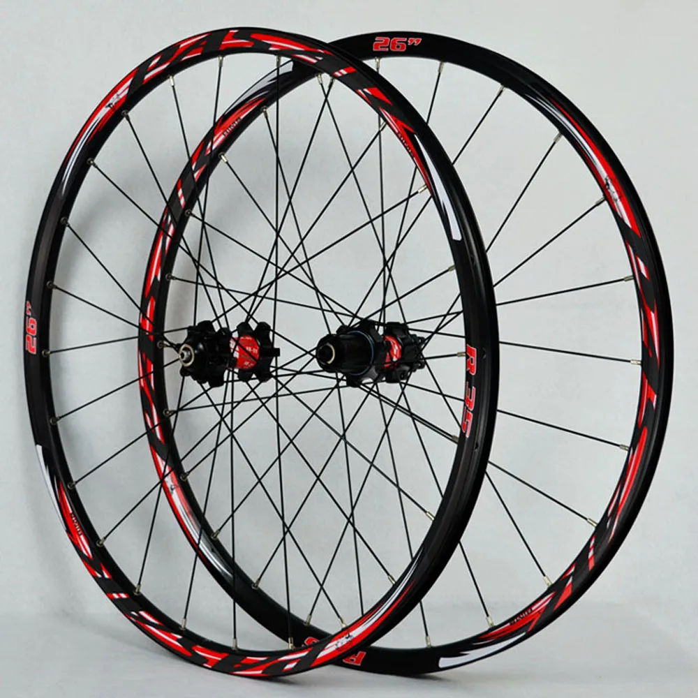 Pasak Mtb Колесная 26 27 5 er Гладкий подшипник спереди 2 сзади 4 Alu диски 24 Отверстия