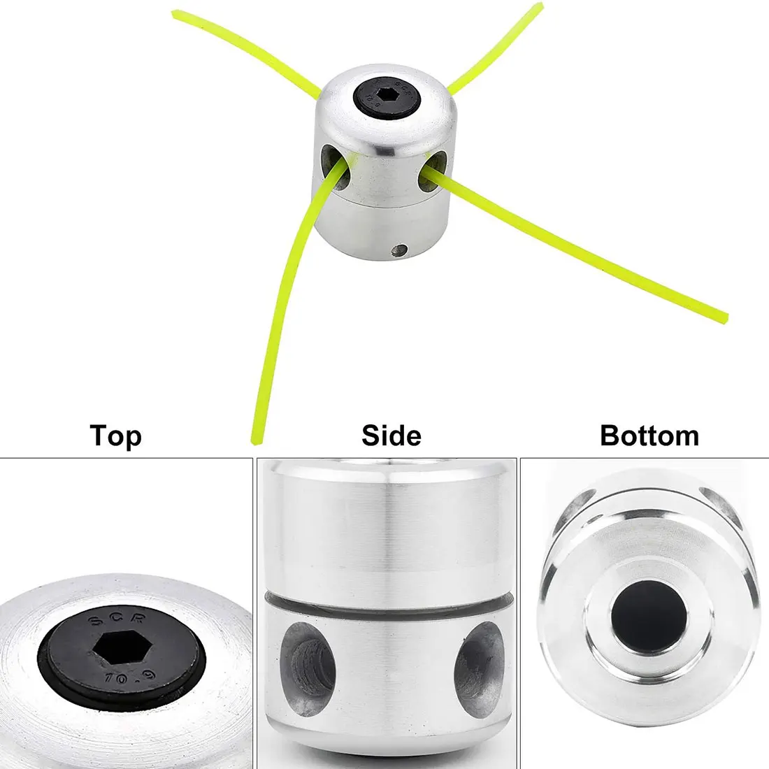 

Mowing Head And Lawn Mower Weeding Cylindrical Bright Mowing Head Accessories Lawn Mower Durable Mowing Head