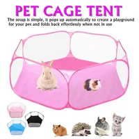 folding portable animal fence pet dog playpen cage tent outdoor indoor exercise fence small animal cage tent house kennel