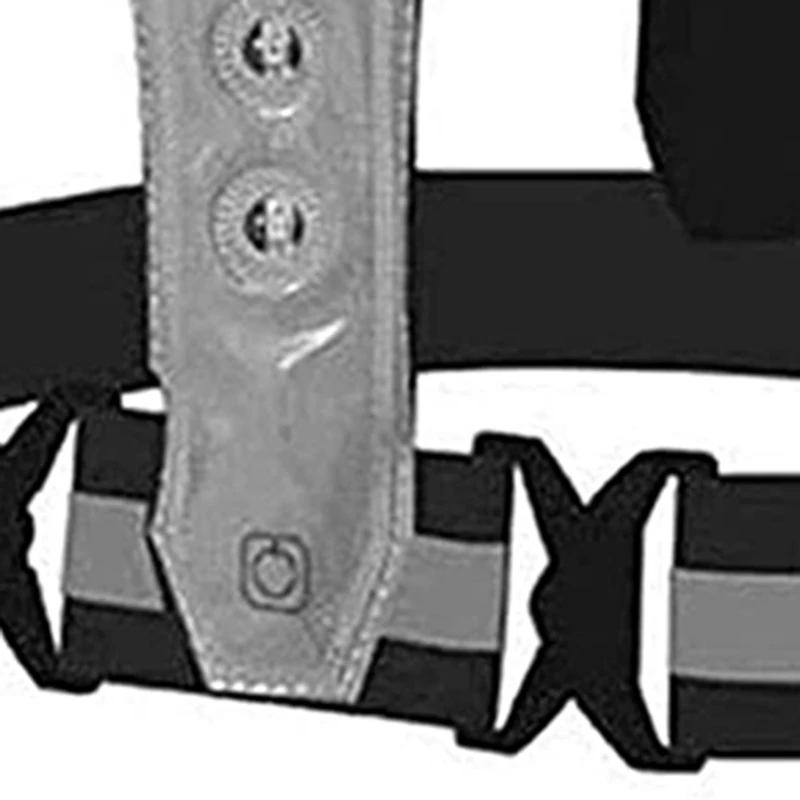 

Reflective Vest, Adjustable, High Visibility Vest, Safety Vest with 8 LED Lamps, High Visibility for Jogging