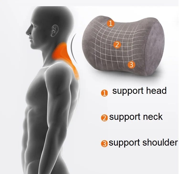 Подушка для шеи поддержка спинки подушка с эффектом памяти Изогнутая