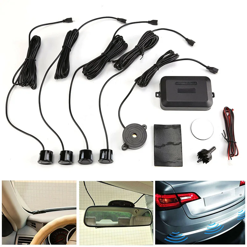 Авто парктроник светодиодный парковка Сенсор с 4 s обратный резервный радар