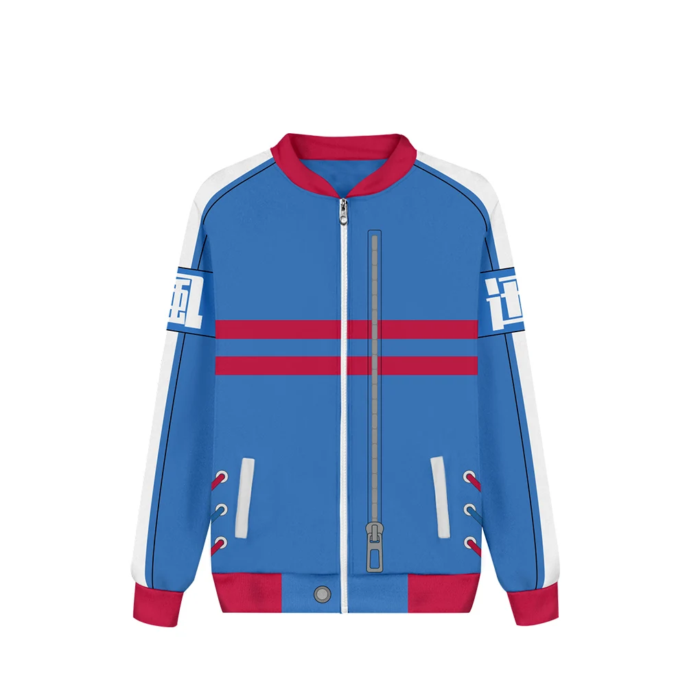 

Толстовка с 3D-принтом для косплея, на молнии