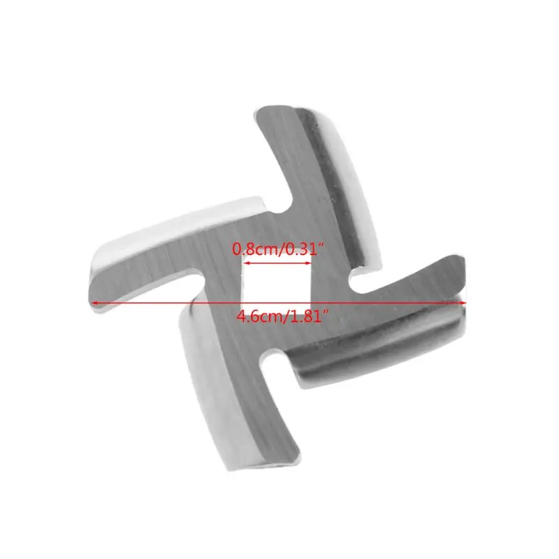 

1Pc 50mm Diameter Stainless Steel Meat Grinder Blade Spare Part For Moulinex HV6