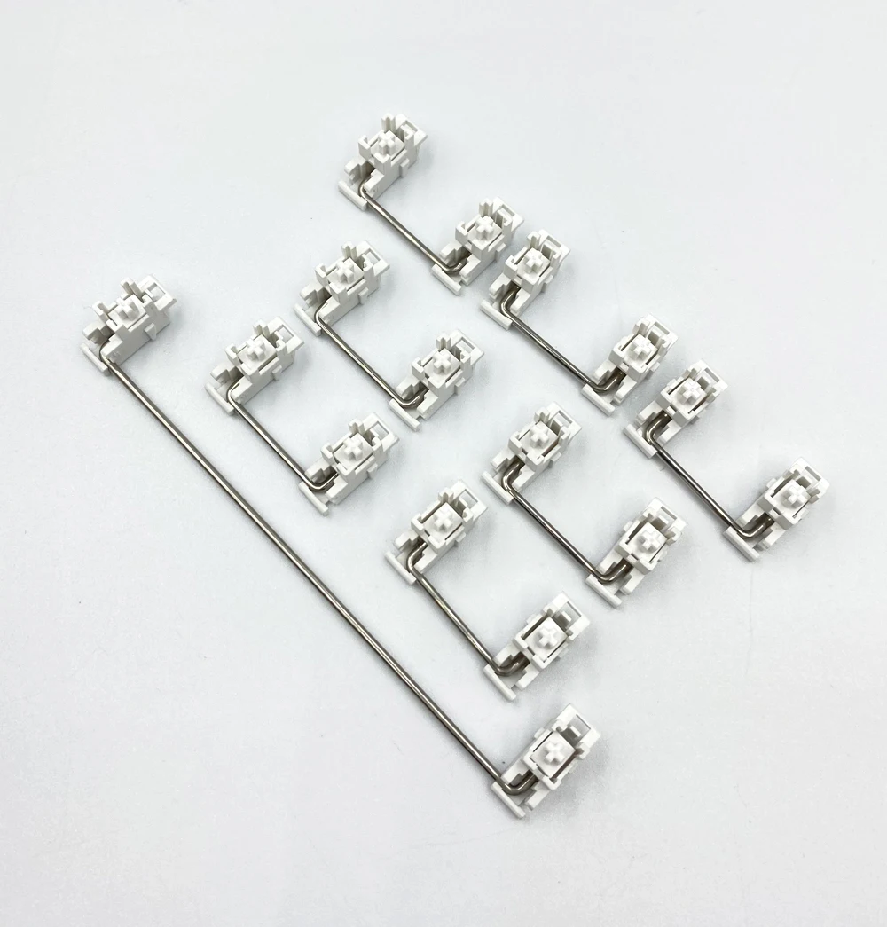 

DUROCK keyboard Plate Mounted White Stabilizer 7u 6.25u 2u