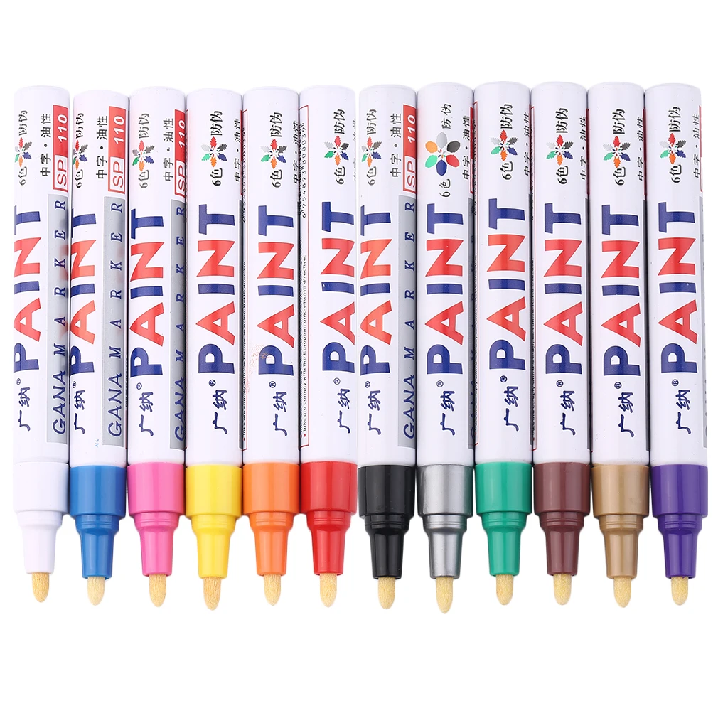 12 шт./компл. несмываемый маркер для рисования Закладка Зебра mildliner Pen гелевая