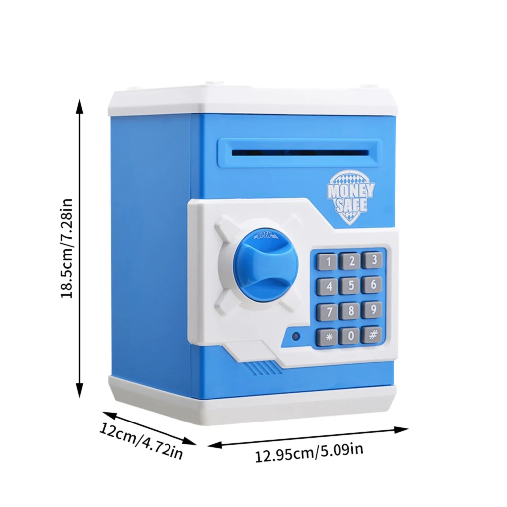 

Electronic Piggy Bank ATM Password Money Box Cash Coins Saving Box ATM Bank Automatic Deposit Safe Box Kids Gift Dropshipping