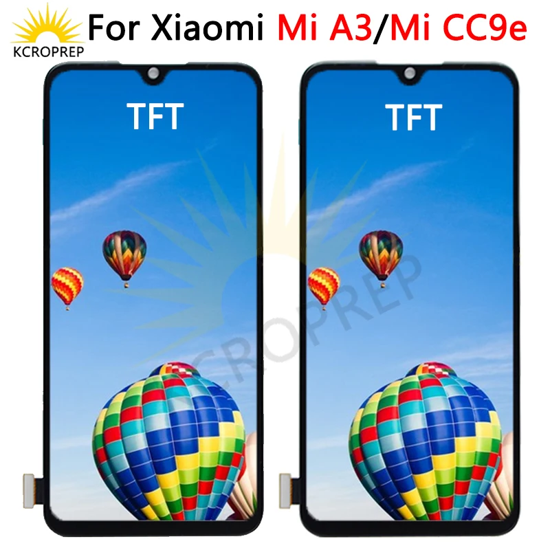 TFT ЖК экран для Xiaomi Mi A3 сенсорный MI CC9E сменный дигитайзер сенсорное стекло