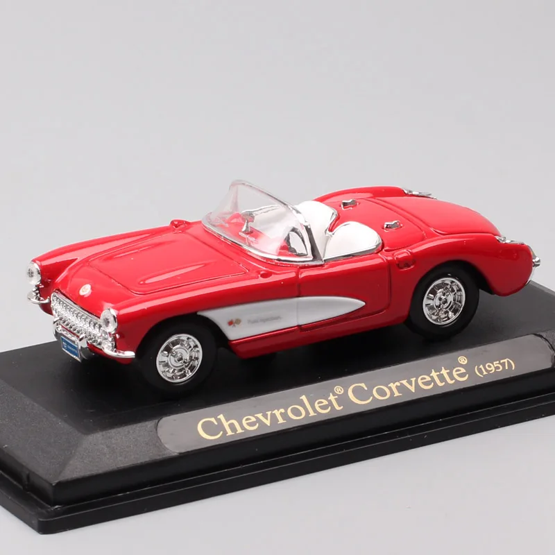 Масштаб 1:43 классический ретро 1957 Chevrolet Corvette C1 chevy Vette литый под давлением