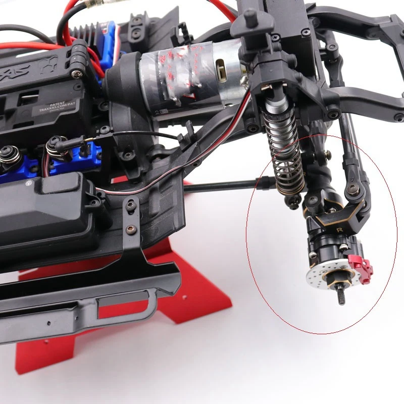 Латунные литейные блоки портальный привод C хаб Перевозчик чернение для Traxxas TRx