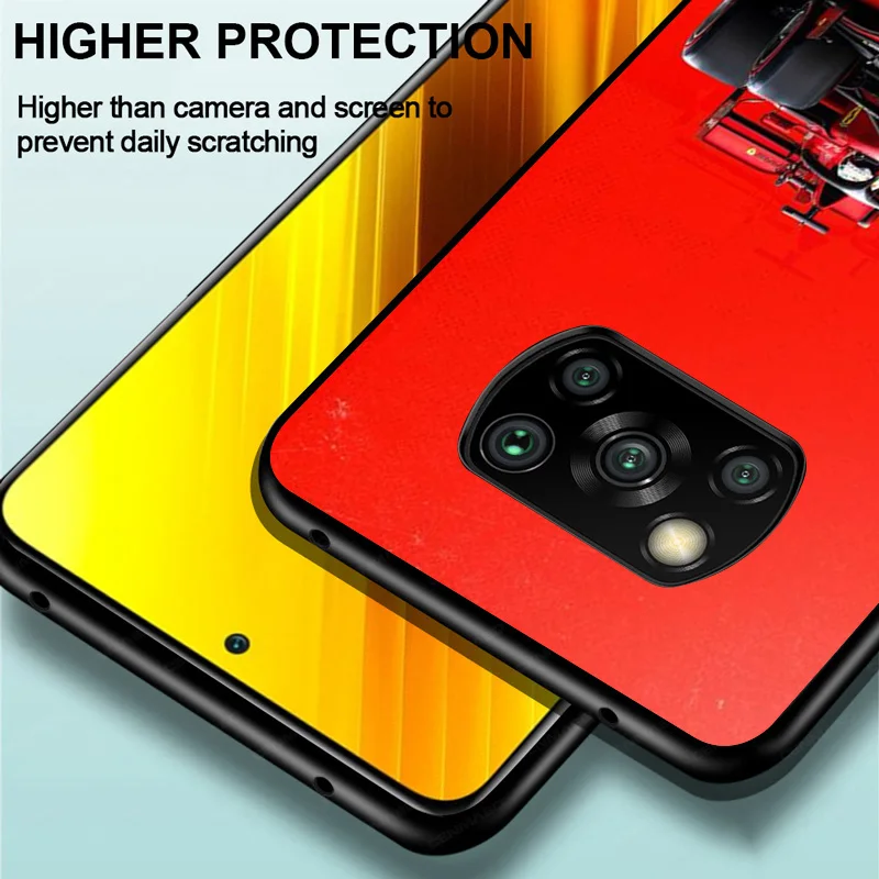 

Fferrari GT For Xiaomi Poco C3 M3 M2 X3 NFC X2 F2 Pro F1 Mi Play Mix 3 A2 Lite A1 6 5 Phone Case