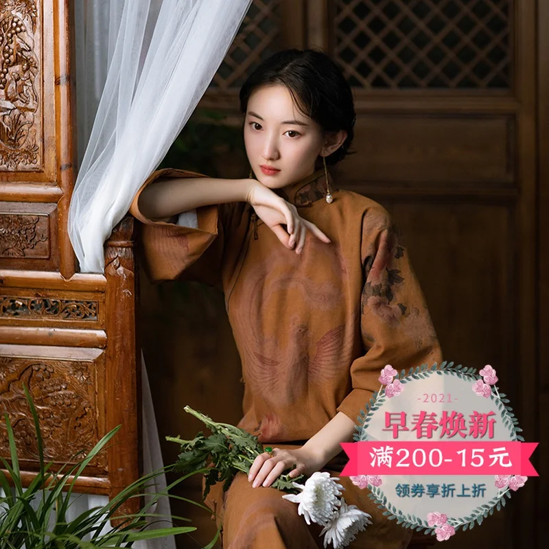 

Spring and autumn silk Xiangyun gauze thickened and warm
