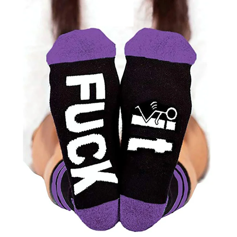 Человек Для женщин печатные буквы коттоновые носки теплые на открытом воздухе