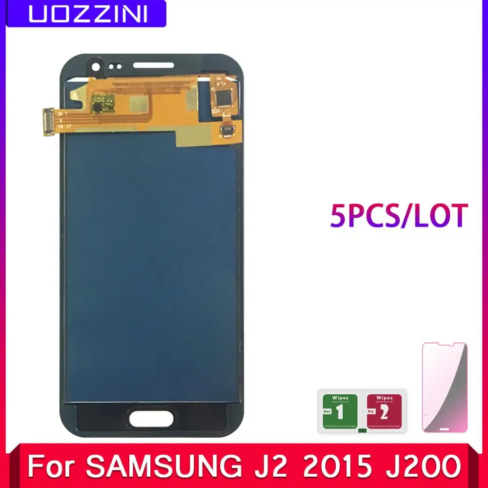 5 шт./лот 100% тестирование для Samsung Galaxy J2 2015 J200 J200F J200Y J200G J200H ЖК дисплей сенсорный
