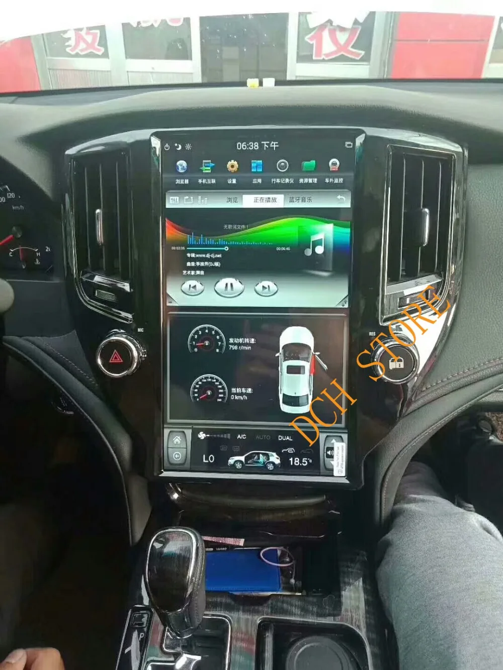 13 6 ''вертикальный автомобильный DVD плеер в стиле tesla Android 9 0 GPS навигация для Toyota