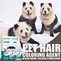 pet hair dye cream animals grooming hair coloring dyes pigment agent supplies for pet dog cat bright color and lasting 30ml