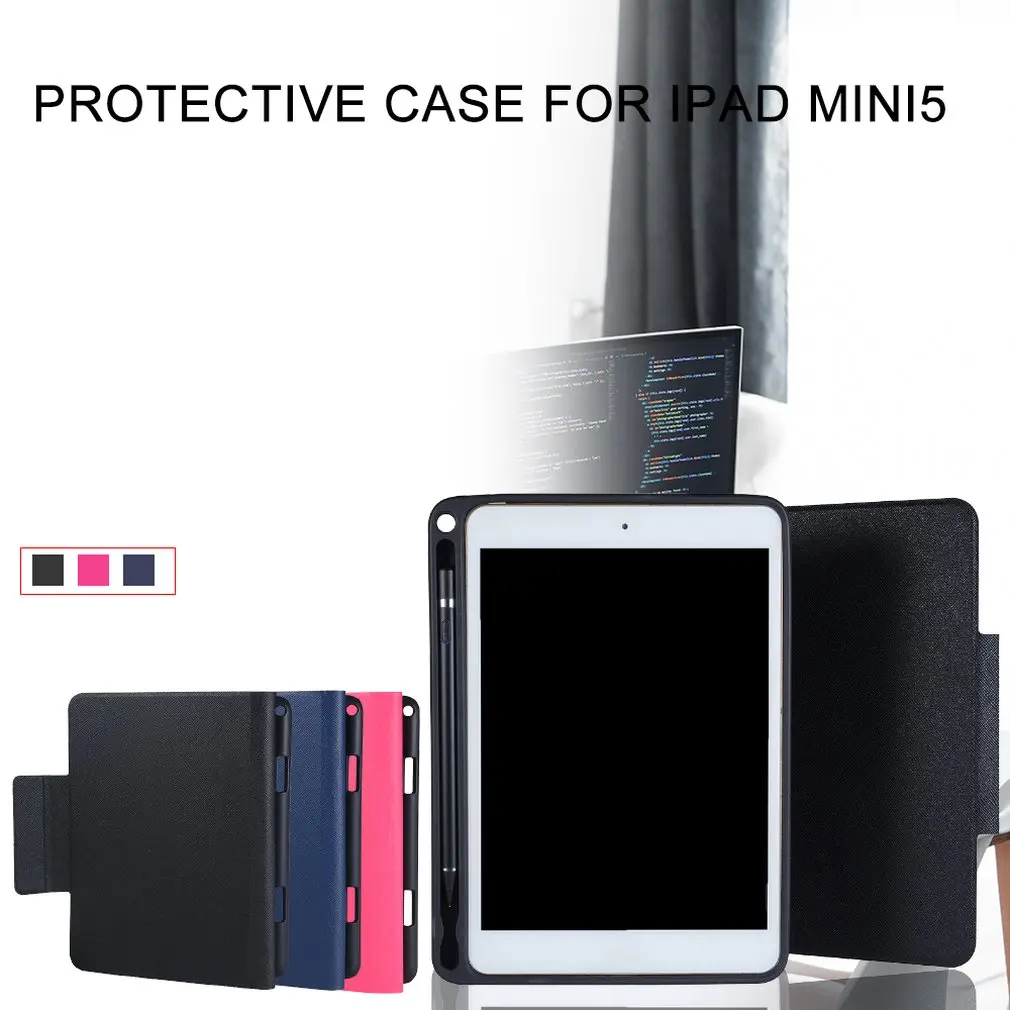 Для iPad 2019 пенал держатель Funda для mini 5 чехол 9 7 T из полиуретановой кожи с откидной