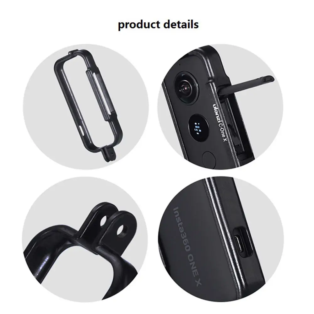 ULANZI Insta360 one x аксессуары комплект венчания чехол клетка рамка Корпус с адаптером