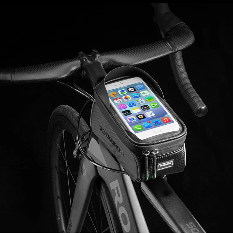 Непромокаемый держатель для велосипедной сумки с передней трубкой