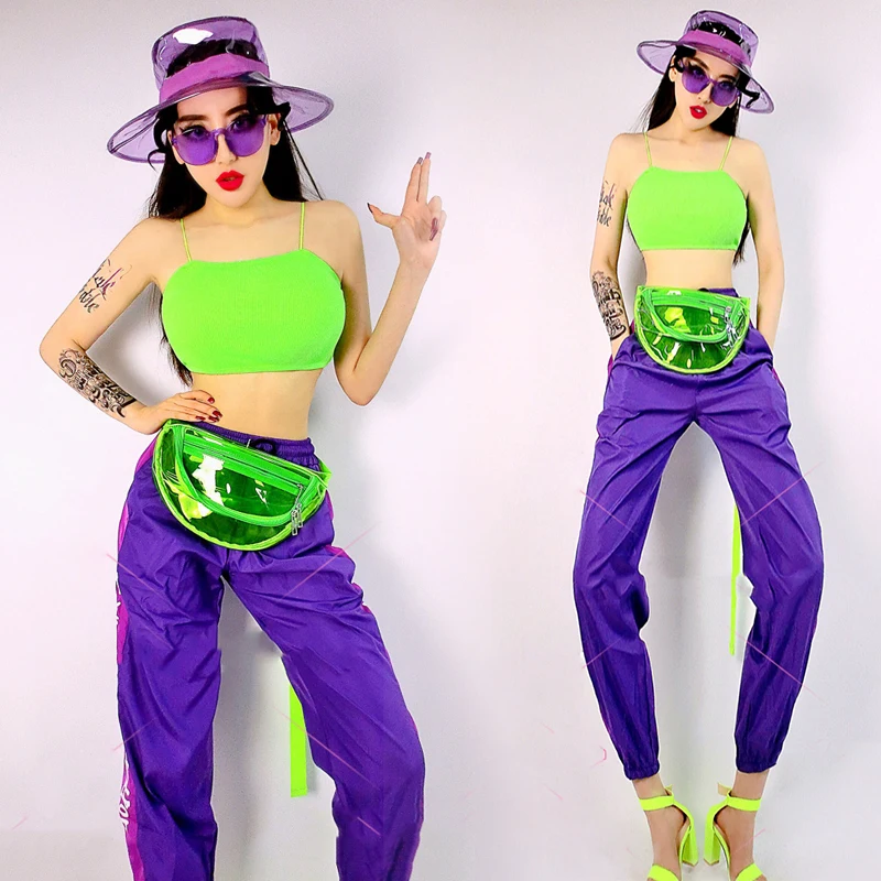 DS/костюмы в стиле хип-хоп для женщин певиц DJ сценический бар Джазовый