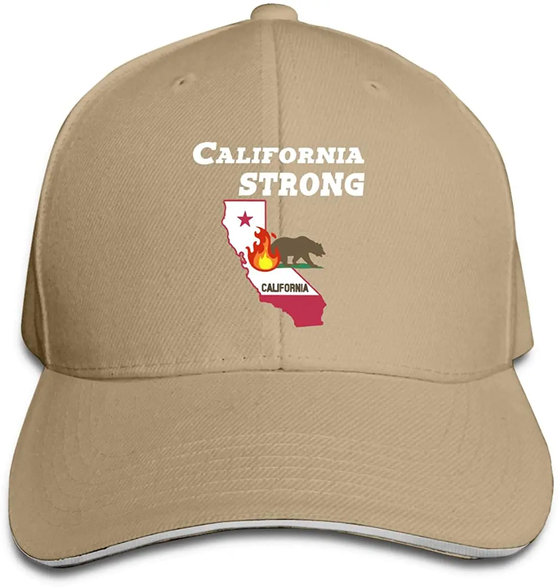 

California Strong California Wildfire Unisex Hats Trucker Hats Dad Baseball Hats Driver Cap