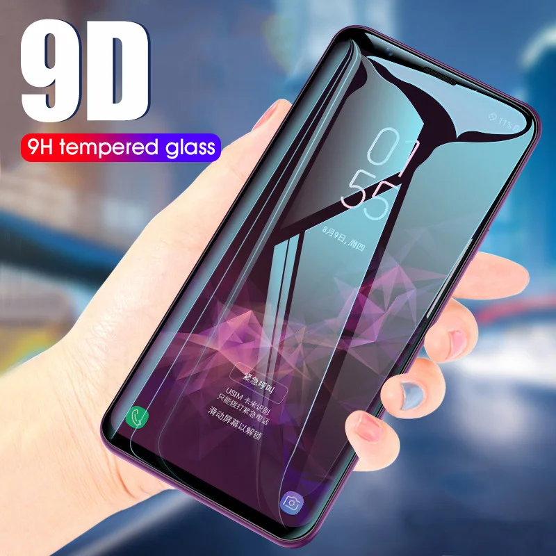 9D закаленное стекло для iPhone X XS MAX XR Защитная пленка экрана 6 6s 7 8 Plus полное Защитное