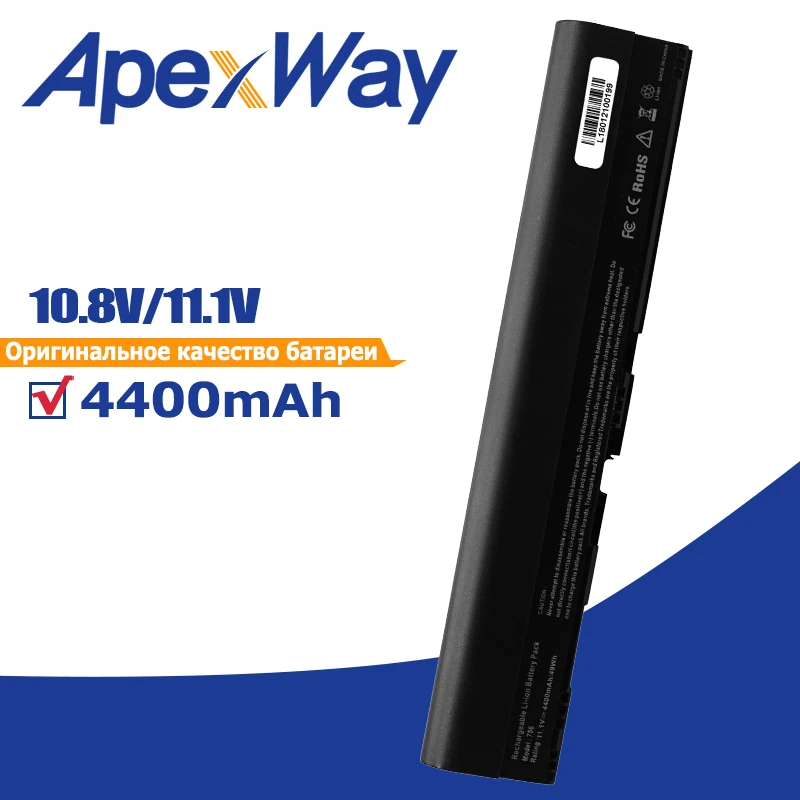

Аккумулятор 4400 мА · ч для AcerAspire One 756 725 V5-171 TravelMate B113 B113M B113-M C7 C710 AL12X32 AL12A31 AL12B31 AL12B32