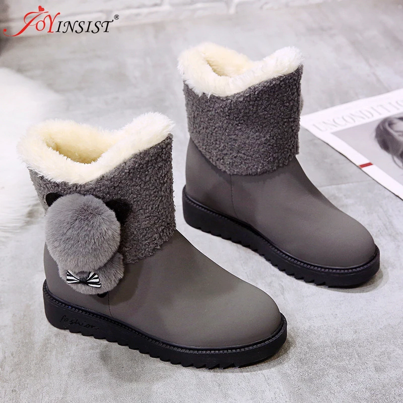 Red Winter Snow Boots Female 2021 Explosion Models the New Network was Thin Sweet Cotton Shoes Simple Wild Casual | Обувь