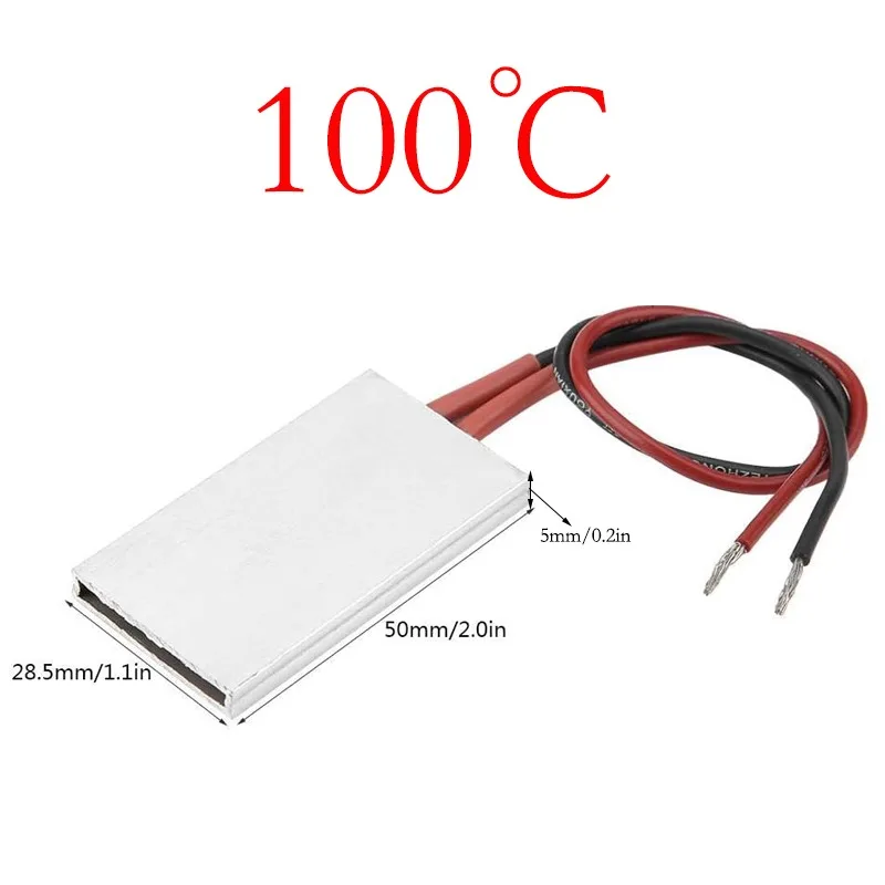 PTC керамическая нагревательная пластина 12/24/110/220В 50*28.5*5 мм