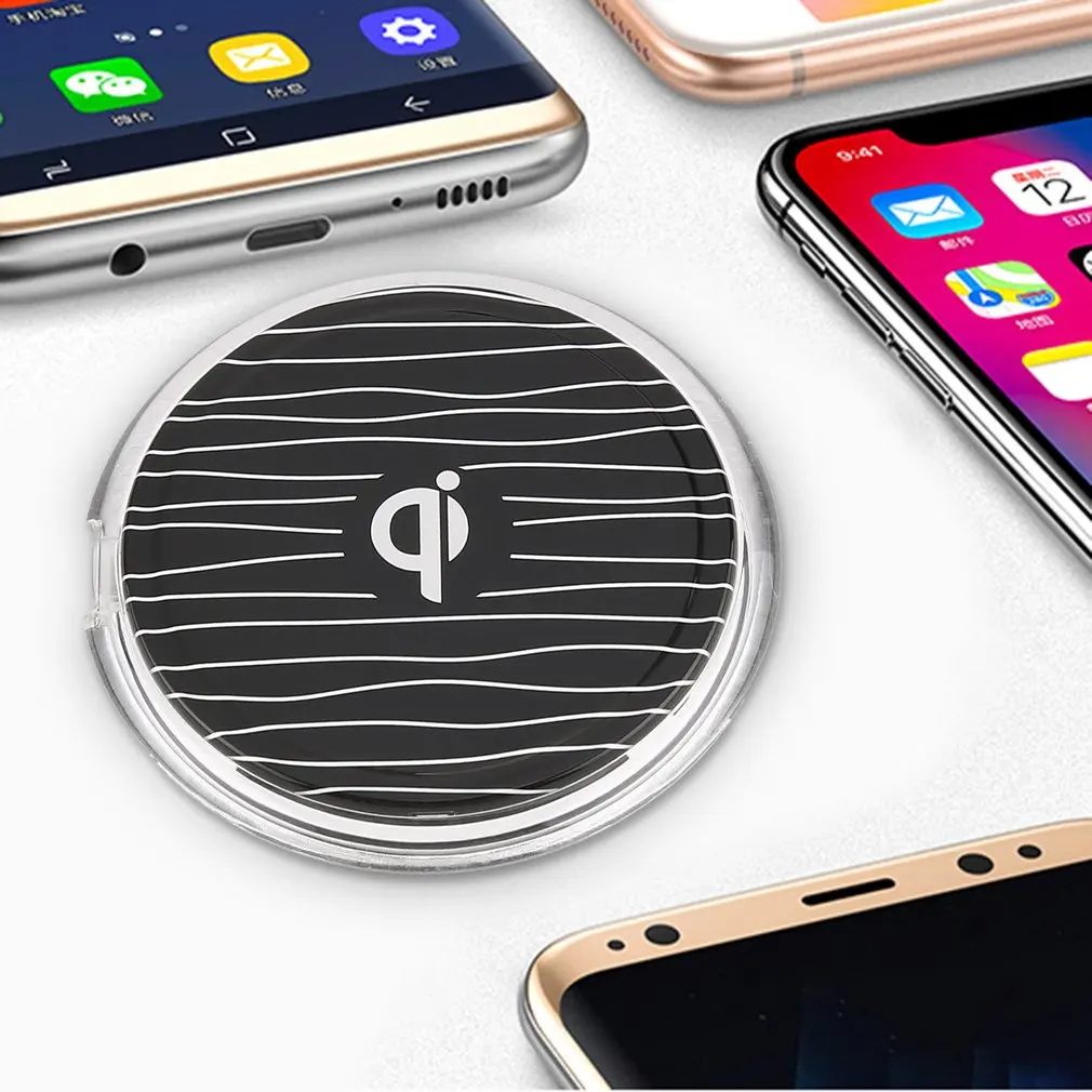 1000mal QI Wireless Charger Charging Pad Mobile Phone Adapter Dock Station Wirless Charge Cell For Android Cellphone | Мобильные
