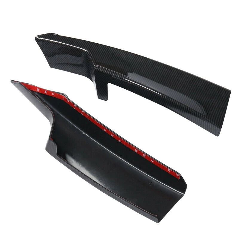 

2X Carbon Fiber Splitter Front Bumper Lip Splitter for BMW F30 Sedan with M-Tech 2012-2018 Bumper Spoiler Diffuser Lip