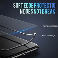 2000d curved edge tempered glass for iphone se 2020 6 6s 7 8 plus full cover glass on for iphone 11 pro xs max x xr screen