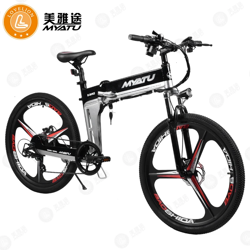 [MYATU] Новый электрический велосипед ebike встроенный литиевый аккумулятор 26 дюймов