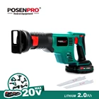 Пила POSENPRO аккумуляторная, 20 в, 2,0 А ч, li-ion, многофункциональный инструмент