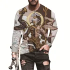 2022 новый стиль тысяча рук Будды, элементы, мужская повседневная спортивная 3D Футболка с принтом уличный тренд 3D печать с длинным рукавом T-shir