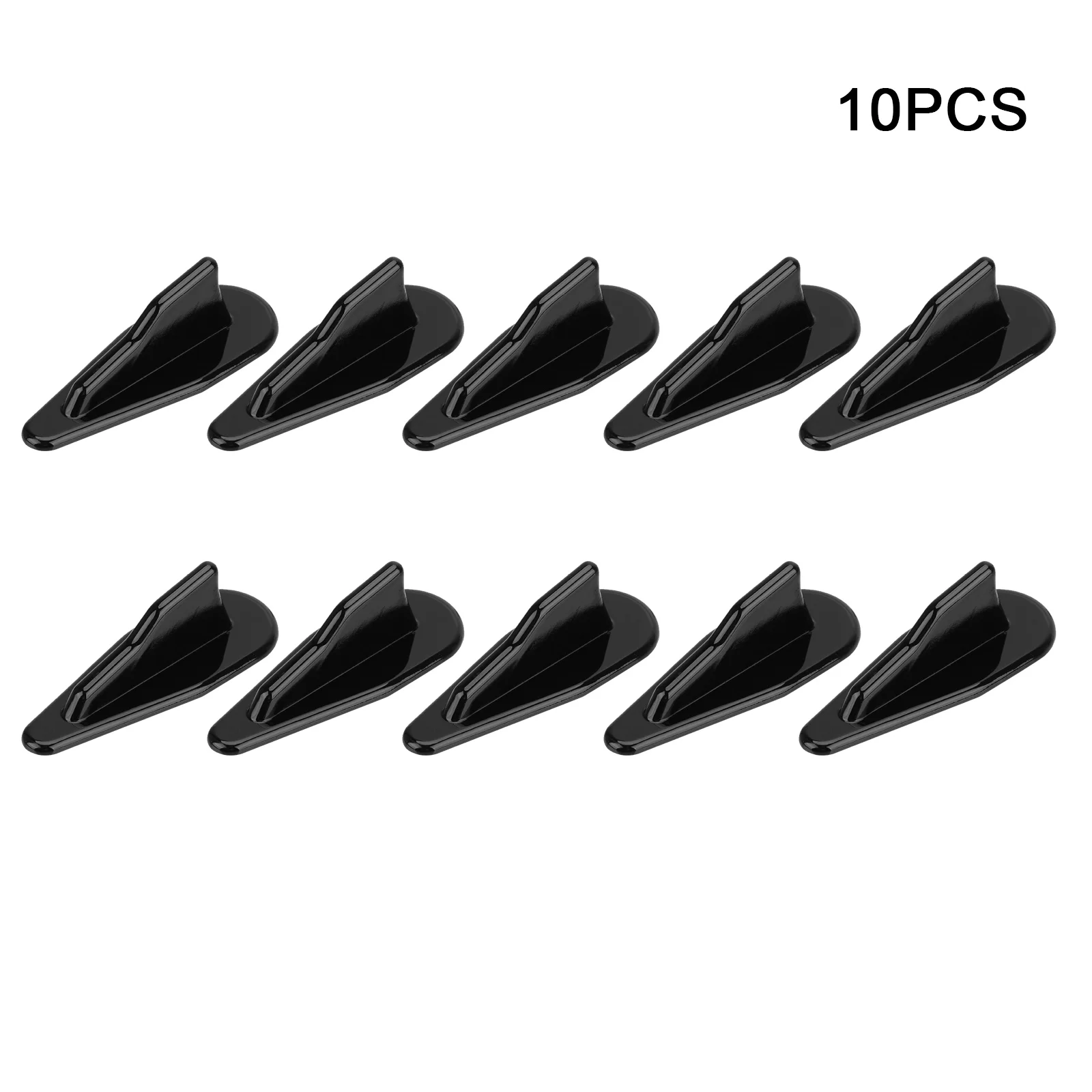 

10PCS Universal Shark Fin Diffuser Vortex Generator Car Wing Roof Spoiler Bumper ABS Roof Shark Fins Spoiler Wing Kit Stylings