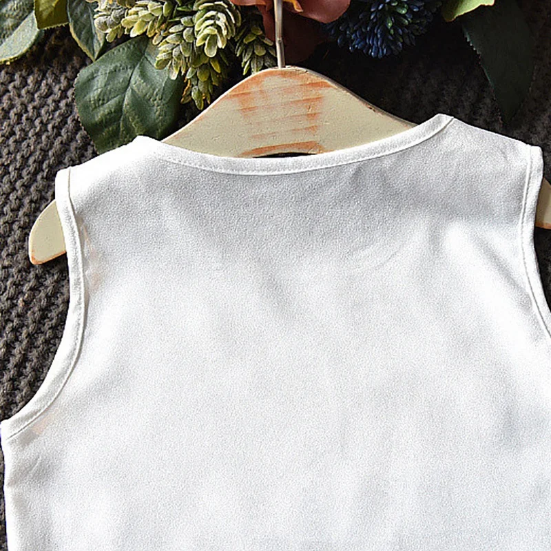 Комплекты одежды для девочек Новая летняя модная дизайнерская футболка без