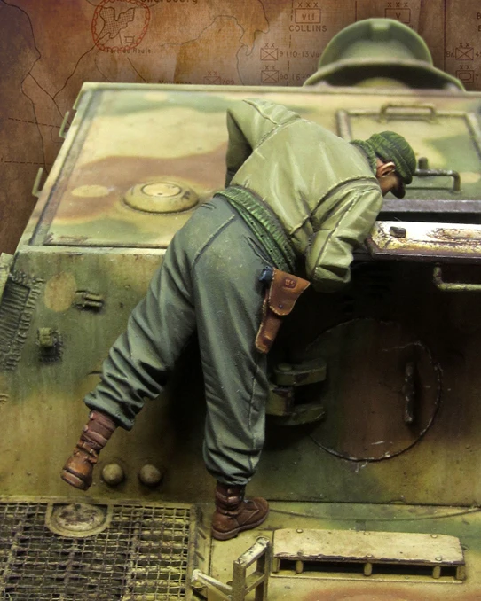 Новая Неокрашенная модель в виде фигурки из полимера 1/35|Наборы для сборки