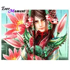 Когда-либо в настоящий момент 5D DIY Алмазная мозаика вышивка живопись аниме для девочки с воланами зеленое или с узором в виде Фэнтези фотографии Стразы ремесел 5L1685