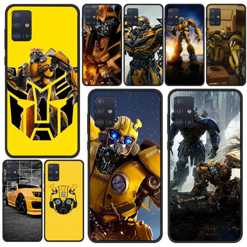 

Bumblebee Transformer Car Accessories Phone Case For Samsung S21 S6 S7 Edge S8 S9 S10 S20 Ultra 5G Plus Cover Fundas Coque