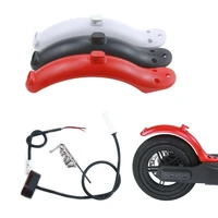 short rear fender with hook screws and tool for m365 electric scoooters 10 inch xiaomi duck tail behind light modification part