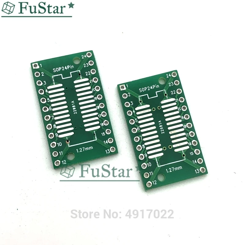 10 шт. SOP24 SSOP24 TSSOP24 к DIP24 печатная плата SMD для DIP 0 65 мм/1 27 мм до 2 54 Pin шаг