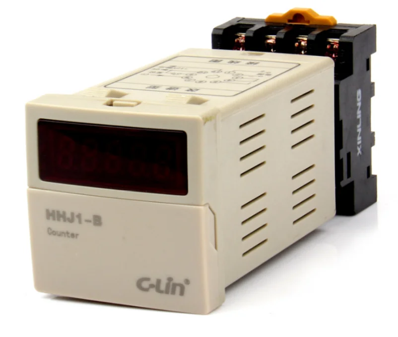 

HHJ1-B новое и оригинальное реле счетчик цифрового дисплея AC220V (прикрепленная базовая поддержка)