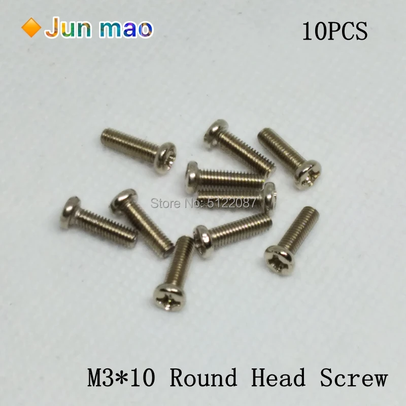 130 шт. M3 винтовые гайки M3* 5 3*8 3*10 3*12 3*16 с круглой головкой с плоской головкой набор шурупы Phillips M3x5 мм Винтовые головки M3x16